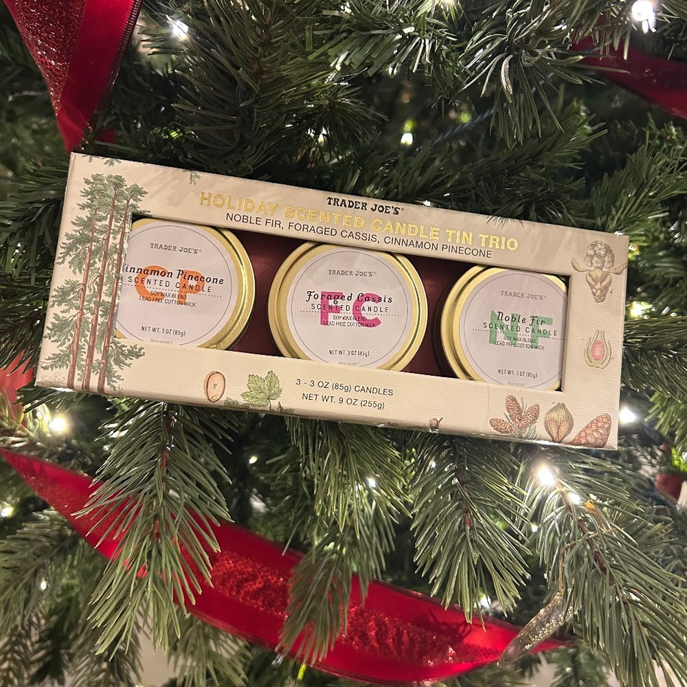 Trader Joe’s Holiday Scented Candle Set – Limited Edition Gift Trio